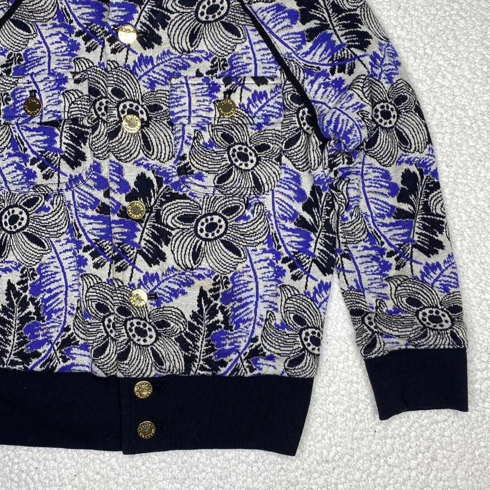 Juicy Couture Stretchy Button Down Jacket: Size E… - image 6